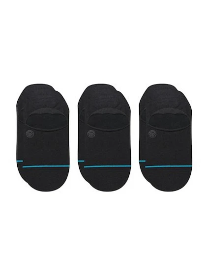 Stance Icon No Show 3 Pack – ponožky do tenisek, černé, 3 páry