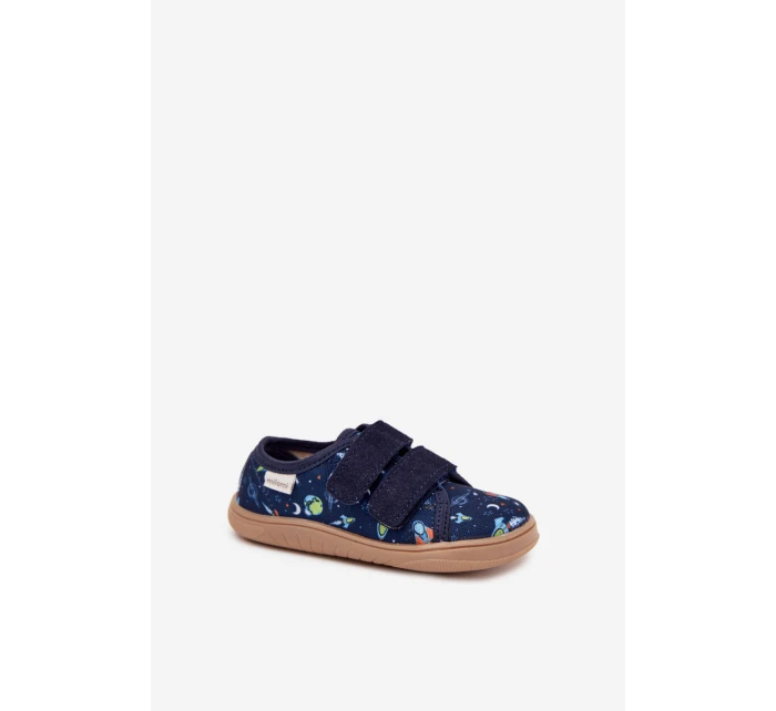 Capáky Barefoot Chlapecké Kosmos Milami Tmavě Modré Saphira