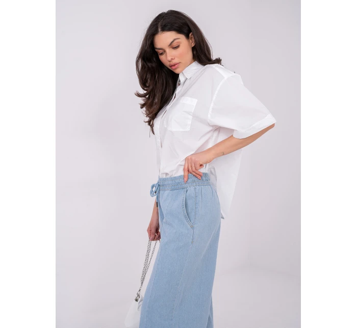 Kalhoty D80038BB62627L220 světle modré Kalhoty D80038BB62627L220 světle modré