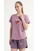 Dámské pyžamo šortky model 22405624 - Vienetta Dámské pyžamo šortky model 22405624 - Vienetta