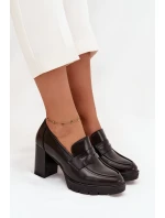 Polobotky na podpatku model 217689 Step in style Polobotky na podpatku model 217689 Step in style