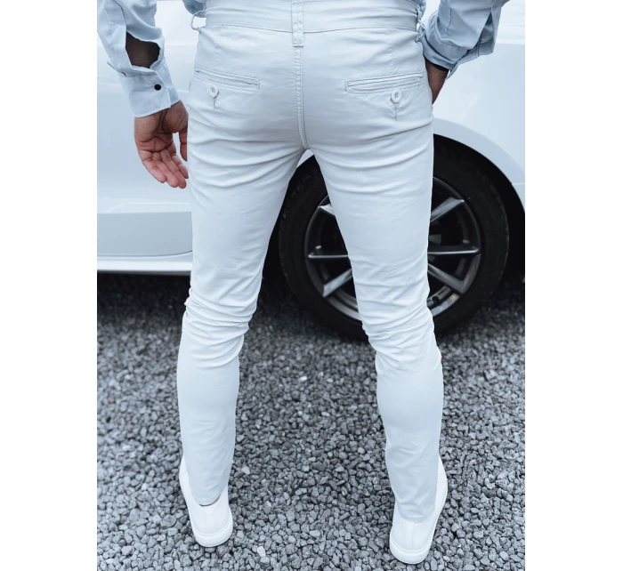 Pánské světle šedé kalhoty FashionStreet UX4342