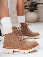 Dámské zateplené trapery khaki FashionStreet ZY1291