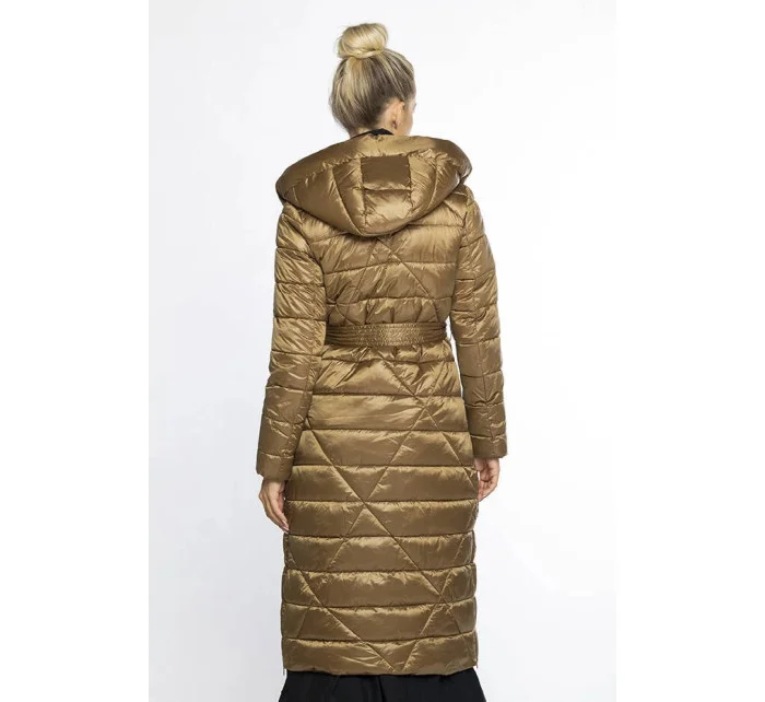 prošívaný kabát s kapucí model 21247349 - Ann Gissy