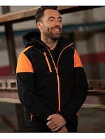 Prime Softshell Men Pánská softshellová bunda model 22453432 black/orange - Printer Prime Softshell Men Pánská softshellová bunda model 22453432 black/orange - Printer