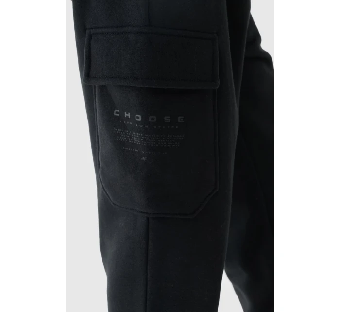 Chlapecké Dresové Kalhoty Joggery 4FJWAW24TTROM760-20S Černé