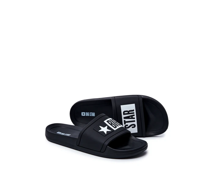 Pánské Klasické Nazouváky Big Star Černé DD174699