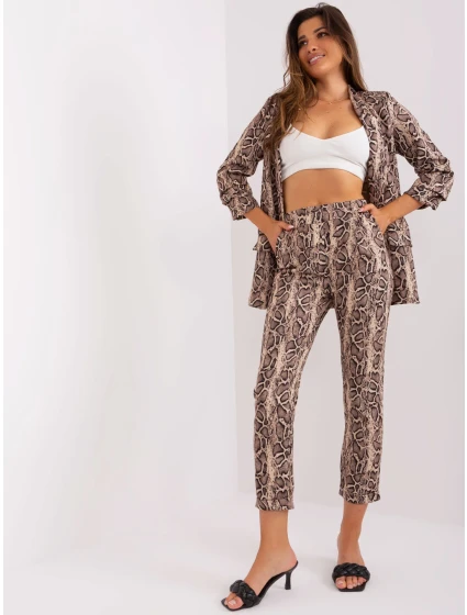 DHJ kalhoty SP 13926 3.67P černá a béžová DHJ kalhoty SP 13926 3.67P černá a béžová