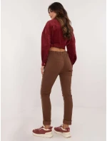 Kalhoty DHJ SP 21258.32 hnědé Kalhoty DHJ SP 21258.32 hnědé