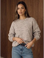 Dámský oversize svetr s vlnou Fango od FashionStreet MY2648 Dámský oversize svetr s vlnou Fango od FashionStreet MY2648