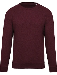 K 480 Pánská raglánová mikina z bio bavlny model 22509699 wine heather - Kariban