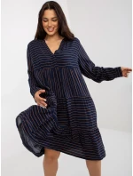 Šaty D73771M30361A2 tmavě modré Šaty D73771M30361A2 tmavě modré