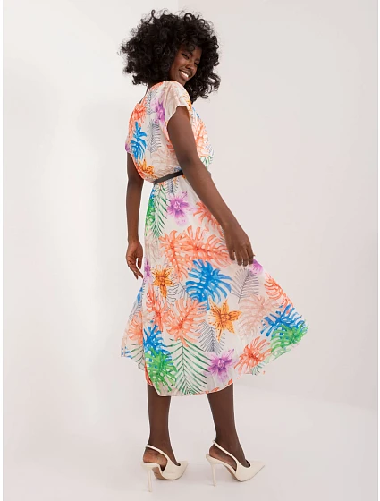 Sukienka DHJ SK  jasny beżowy model 20105301 - FPrice