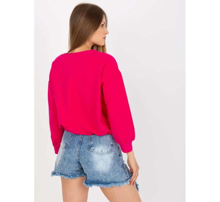 Mikina RV BL 8066.32P fuchsiová