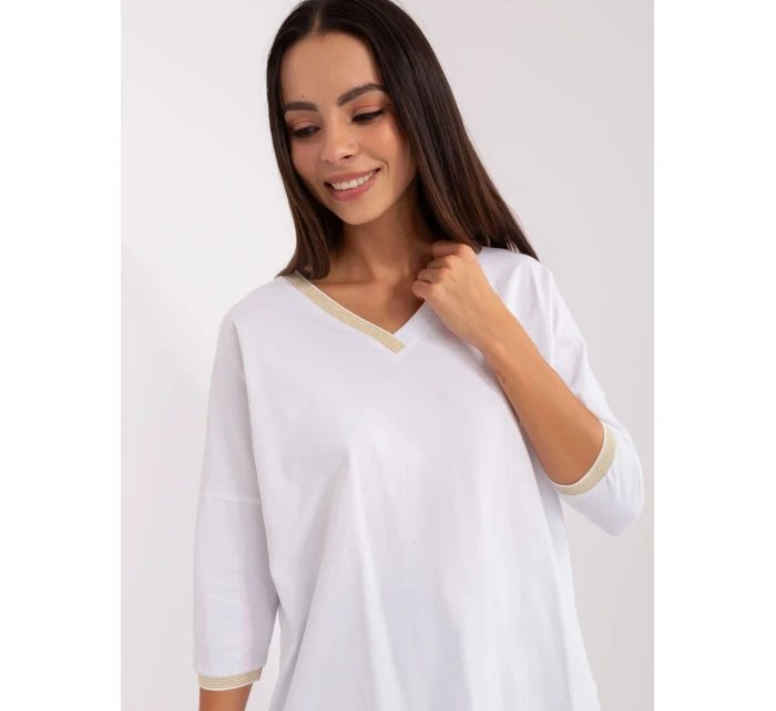 Bluzka RV BZ model 21127155 biały - FPrice Bluzka RV BZ model 21127155 biały - FPrice