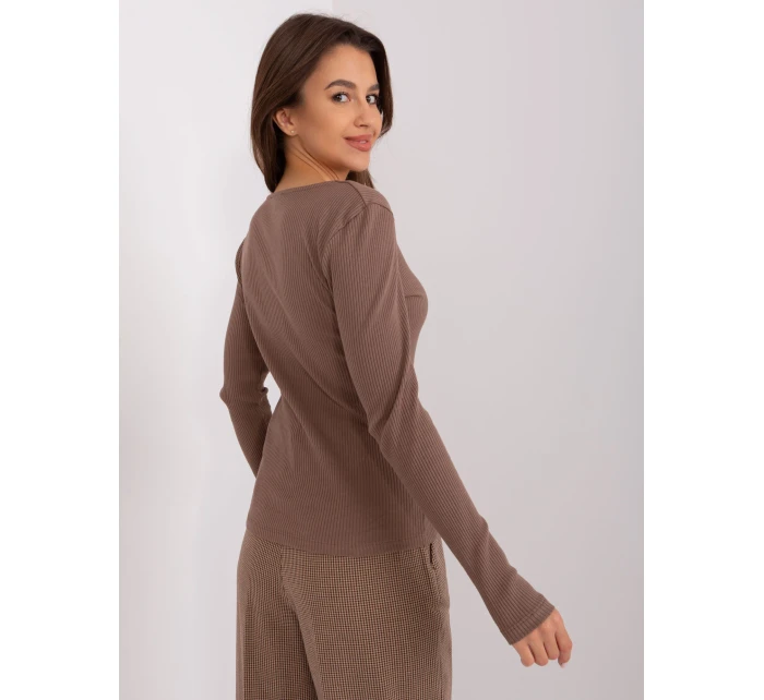 Bluzka RV BZ model 18969995 brązowy - FPrice Bluzka RV BZ model 18969995 brązowy - FPrice