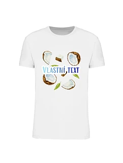 Personalizované pánské tričko s ovocem a textem
