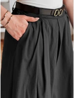 FLOWES sukně s páskem černá FashionStreet UY2591 FLOWES sukně s páskem černá FashionStreet UY2591