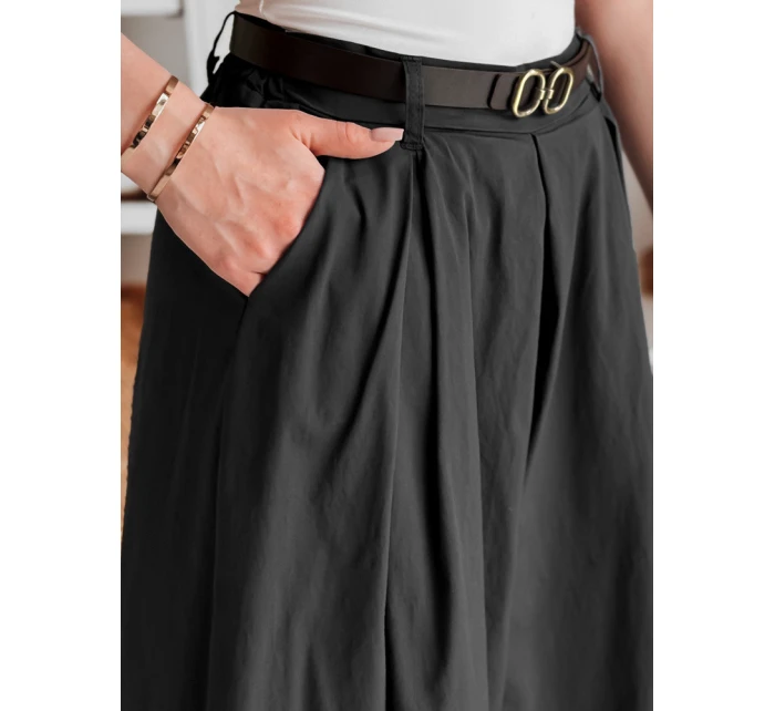 FLOWES sukně s páskem černá FashionStreet UY2591 FLOWES sukně s páskem černá FashionStreet UY2591