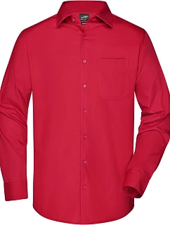 JN Popelínová business košile s dlouhým rukávem 02.0 red model 22487532 - Daiber
