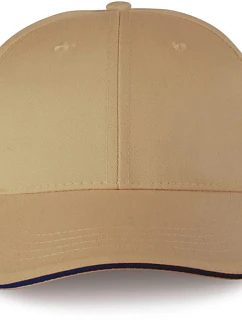 WK WKP 145 6 panelová kšiltovka 20.145W camel/black