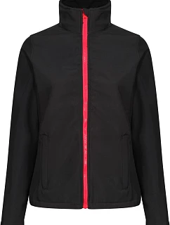 Regatta TRA 629 Dámská 2-vrstvá softshellová bunda "Ablaze" 36.A629 black/classic red