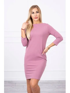 Klasické tmavě růžové šaty