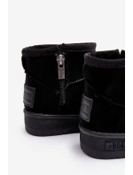 Dětské zimní boty s na zip černé Big Star model 21637314 - Big Star Shoes Dětské zimní boty s na zip černé Big Star model 21637314 - Big Star Shoes