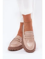Dámské Lakované Mokasíny Se Béžové model 21689621 - Boto Dámské Lakované Mokasíny Se Béžové model 21689621 - Boto