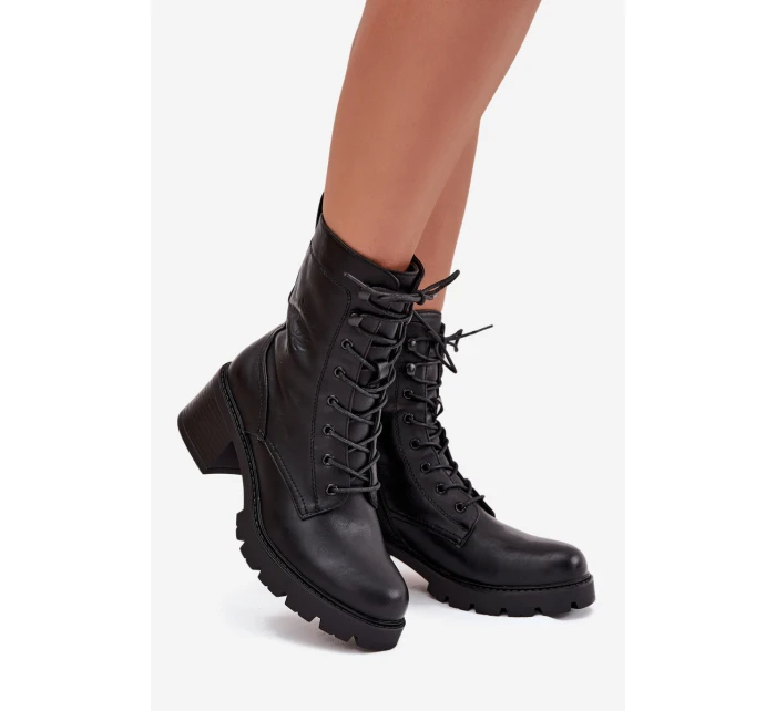 Dámské workery na černé model 21708027 - VINCEZA Dámské workery na černé model 21708027 - VINCEZA