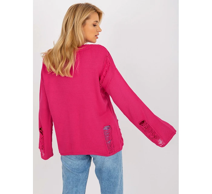 Svetr BA SW 8043.08X fuchsiový