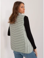Kamizelka model 20095116 pistacjowy - FPrice Kamizelka model 20095116 pistacjowy - FPrice
