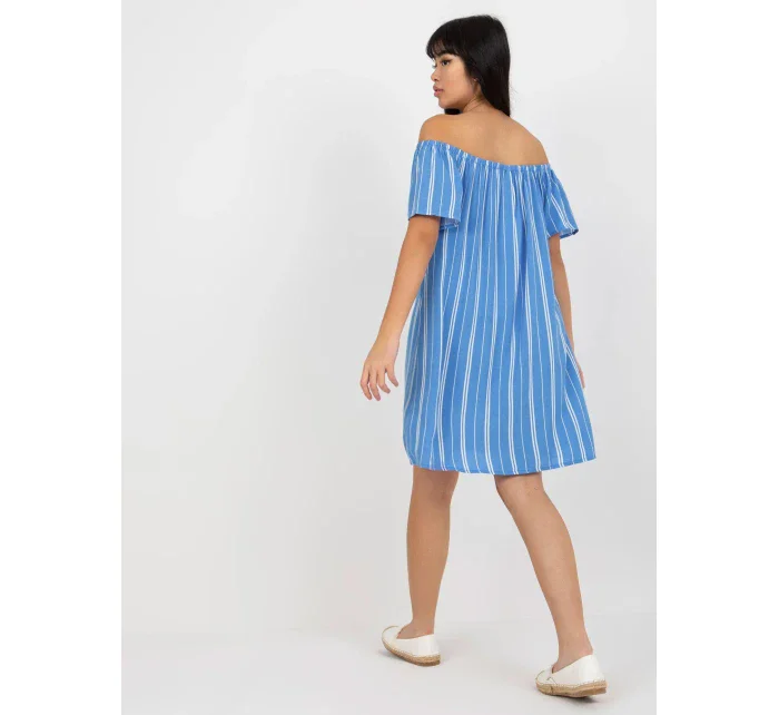 Dámské šaty  D73771R30145J bílo-modré - FPrice