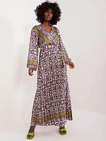 DHJ SK 16656 šaty.13X tmavě fialová