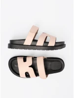 Originální nazouváky hnědé dámské platforma Originální nazouváky hnědé dámské platforma