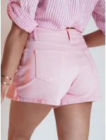 Dámské šortky světle růžové model 21977687 - Dstreet Dámské šortky světle růžové model 21977687 - Dstreet