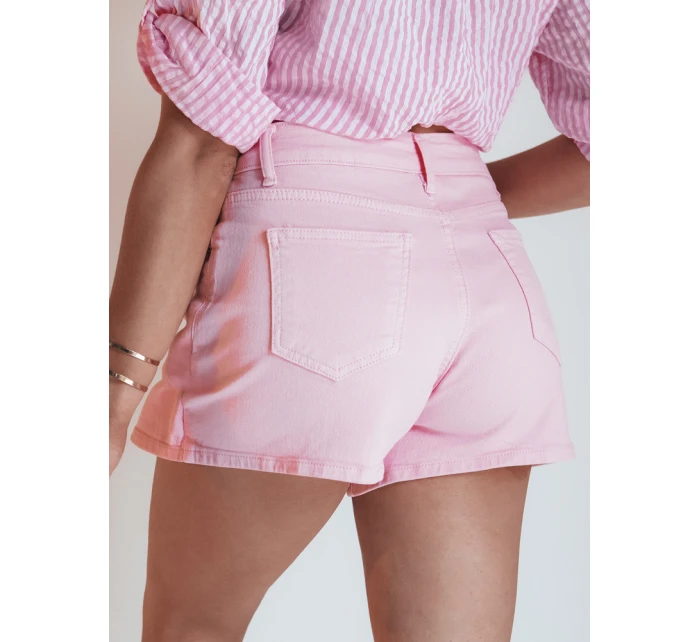 Dámské šortky světle růžové model 21977687 - Dstreet Dámské šortky světle růžové model 21977687 - Dstreet