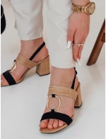 Dámské sandály na jehlovém podpatku ROMELLA black FashionStreet ZY0752