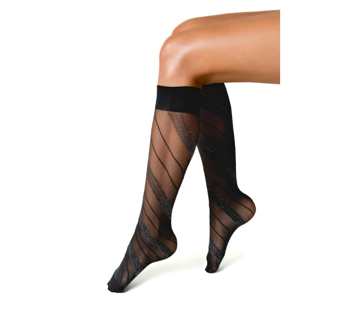 model 21794352 Lurex 15 den podkolenky - Veneziana model 21794352 Lurex 15 den podkolenky - Veneziana