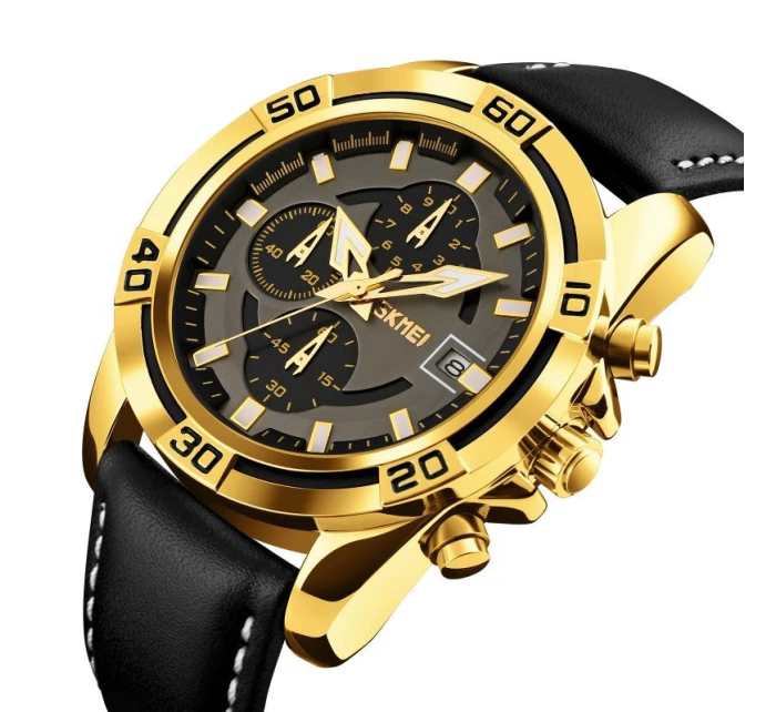 Pánské hodinky Skmei 9156GDBK + BOX Pánské hodinky Skmei 9156GDBK + BOX