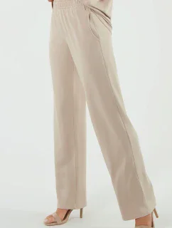 Italská móda Soler long sp. barva: béžová