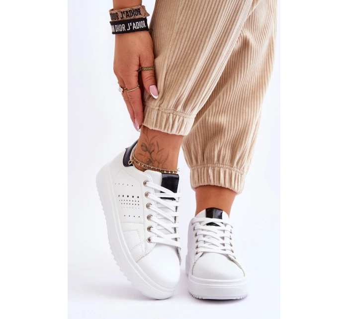 Dámská sportovní obuv bílá a černá Be model 21620265 - Boto Dámská sportovní obuv bílá a černá Be model 21620265 - Boto