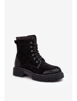 Dámské zdobené boty s zipem černé model 21640466 - Boto Dámské zdobené boty s zipem černé model 21640466 - Boto