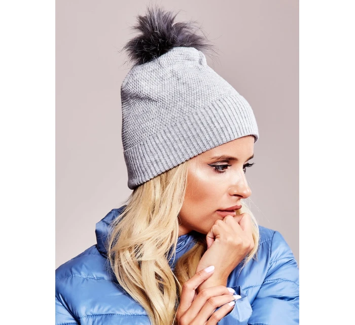 Čepice AT CZ 171701.37 šedá