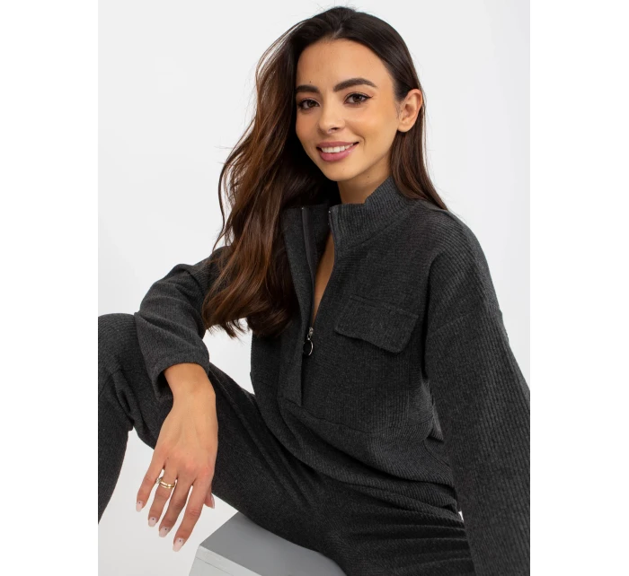 Pyžamo BR PI 9124 tmavě šedé