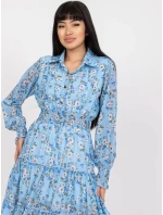 Dámské šaty DHJ SK C2212 světle modré