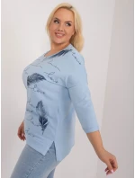 Halenka RV BZ 9433.81 světle modrá Halenka RV BZ 9433.81 světle modrá