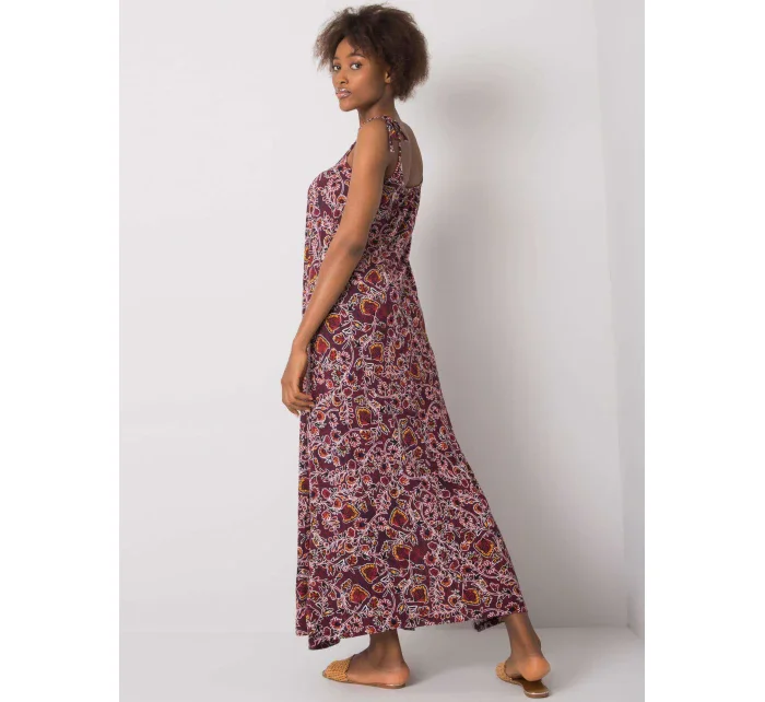 Šaty na SK 1571.36P kaštanová Šaty na SK 1571.36P kaštanová