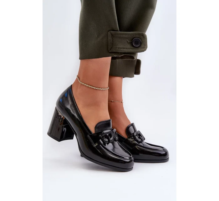 Dámské boty na vysokém podpatku, model 20446371 černá D&A - Kesi