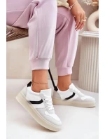 Dámské nízké tenisky na platformě – bílé Telmira Dámské nízké tenisky na platformě – bílé Telmira